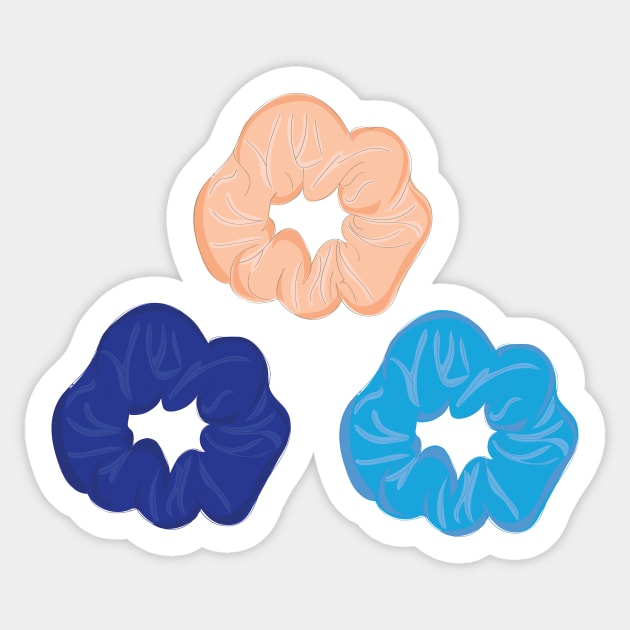 Scrunchie set Sticker by snowshade